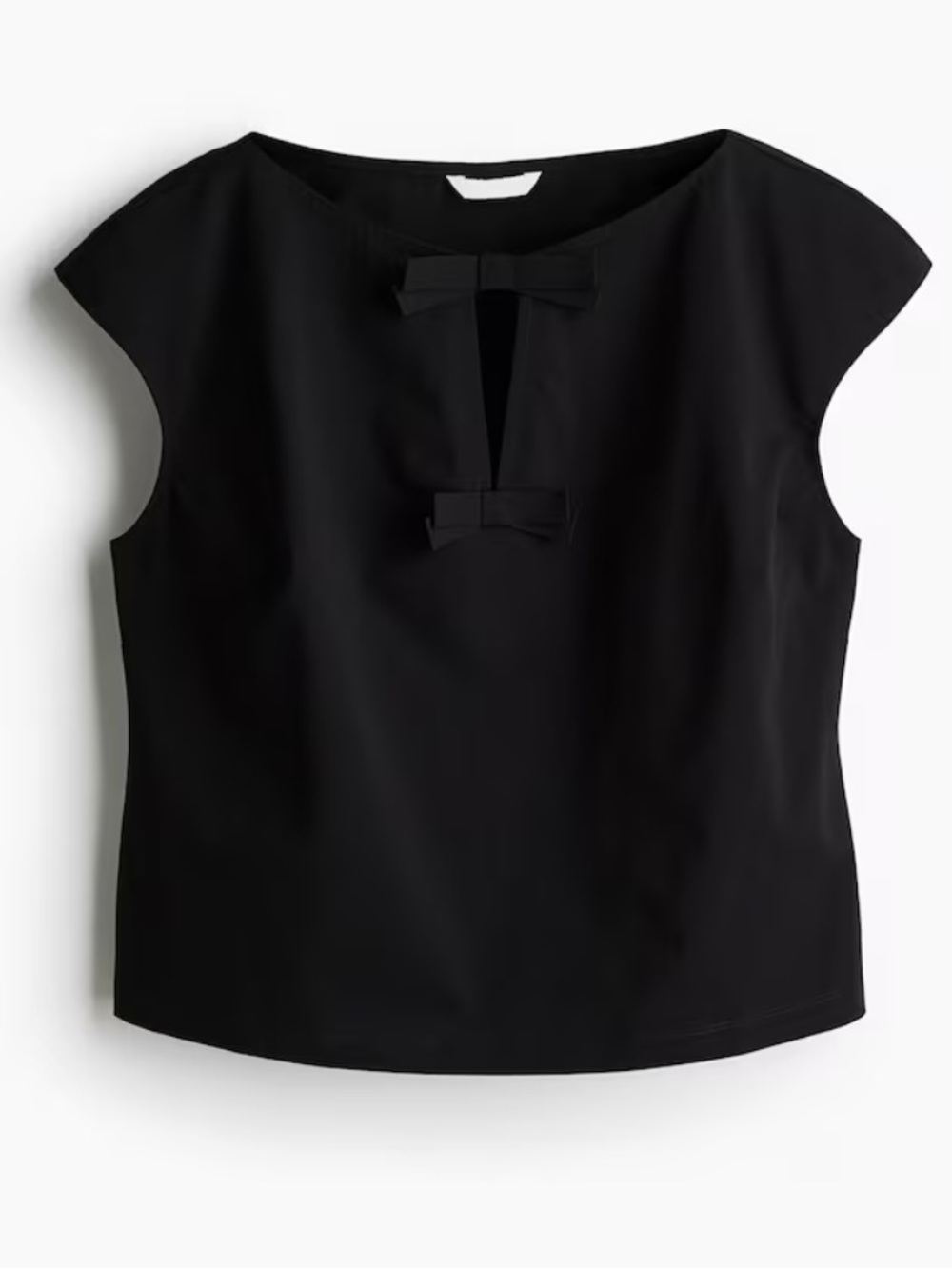 H&M Women’s Black Bow-Back Sleeveless Top